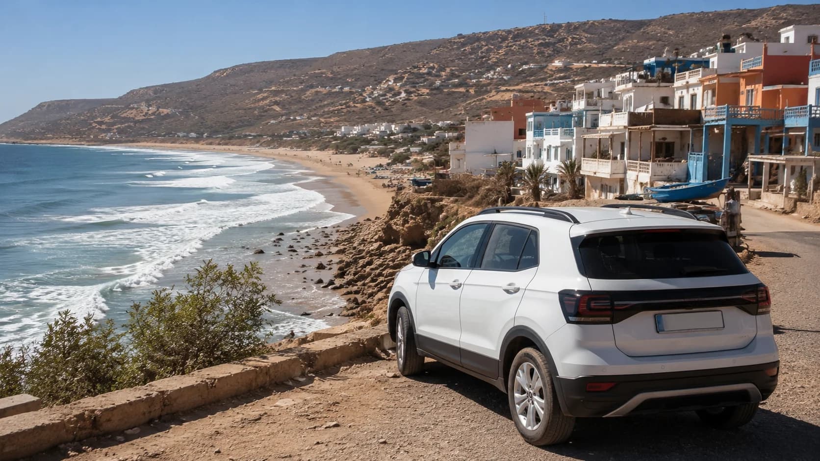 Viaje de Surf a Taghazout desde Agadir: Cómo Llegar, Aparcamiento y Consejos para el Coche