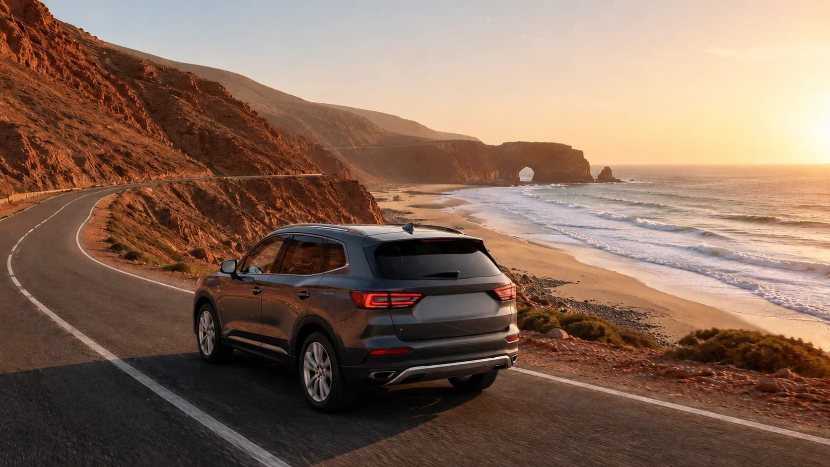 Agadir naar Mirleft, Legzira Beach & Sidi Ifni: De Autoroute Langs de Zuidkust