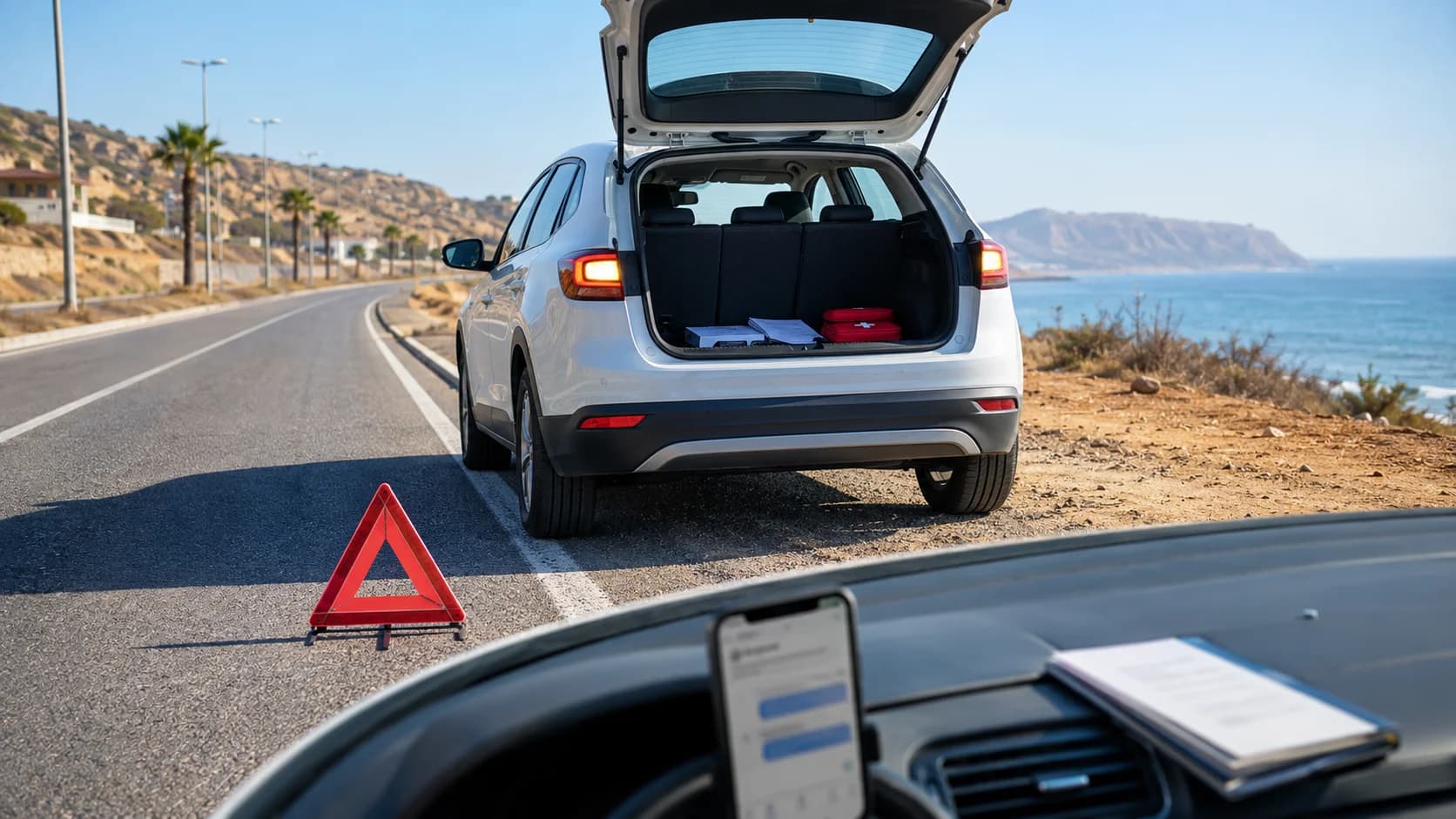 Avería o Accidente de Coche en Agadir: Qué Hacer Paso a Paso