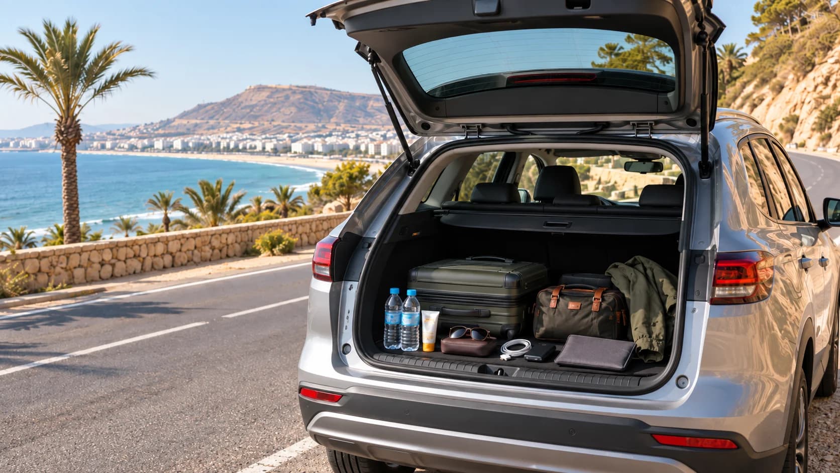 Agadir Road Trip Packing Checklist for Your Rental Car