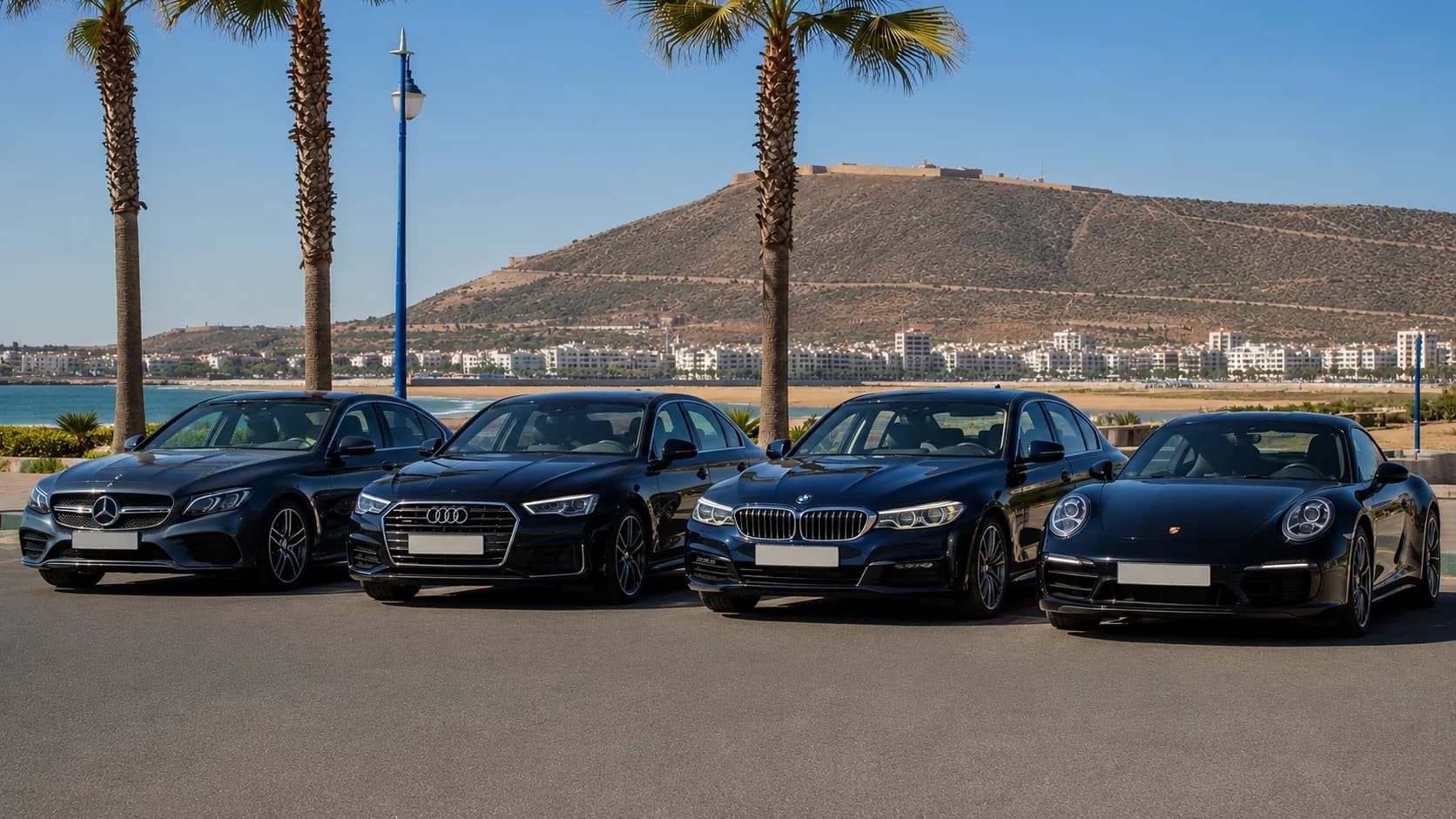 Premium Allemand à Agadir : Location de Mercedes, Audi, BMW ou Porsche