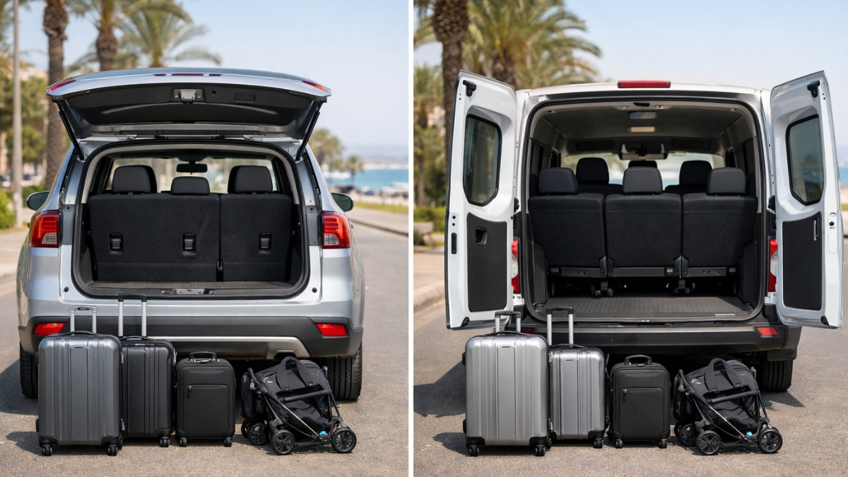 7-Seater vs Van in Agadir: Comfort, Luggage, and Real Seat Space