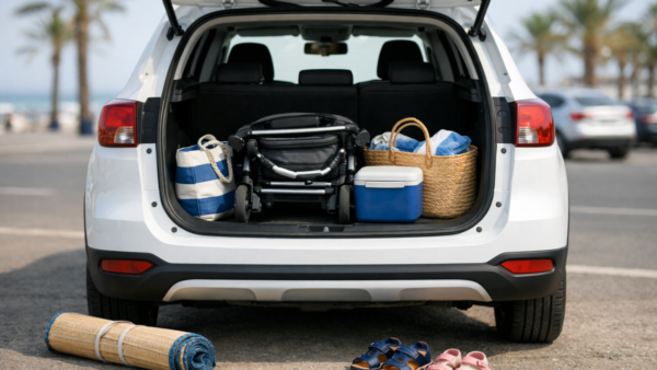 Agadir With Kids Best Car Setup for Car Seats + Stroller + Beach Bags